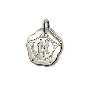 Tiffany & Co. x Nike 925 Sterling Silver 2008 SF Marathon Pendant, Runner Charm